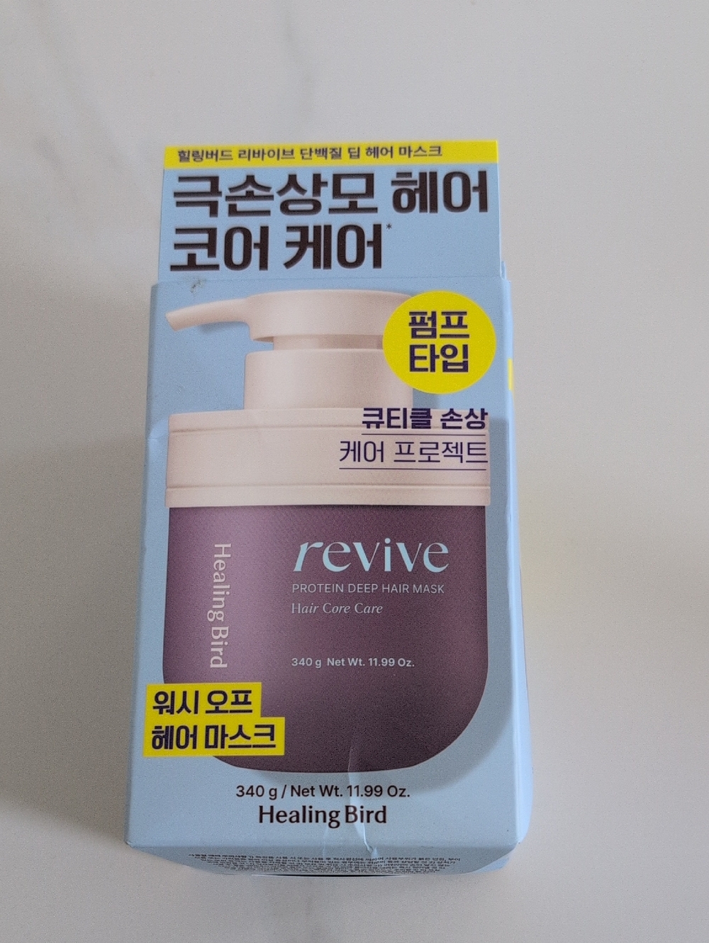K Beauty Revive Protein Deep Hair Mask 340 Grams/ 11.99 Oz